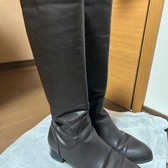 ロングブーツ24.5cm GRL ダークブラウンお譲りします。の画像