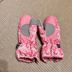 スキー用手袋　女の子の画像