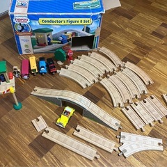 トーマス木製レールセット＆浮き輪の画像
