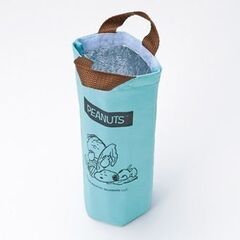 新品未開封 スヌーピーメイト 保冷温ボトルホルダー ２個セット (イエロー・グレー)の画像