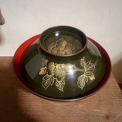 黒塗十草蒔絵吸物椀の画像