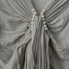ドレープショール パール装飾の画像