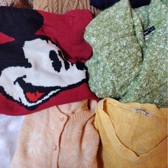 セーター、ニットワンピース、カーディガン等まとめての画像