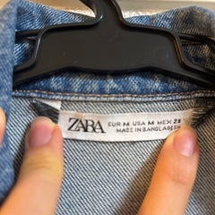 ZARAデニムワンピースの画像