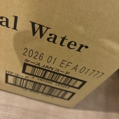 新品未開封　ミネラルウォーターの画像