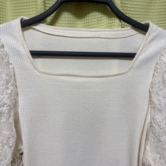 レースカットソー　Ｌサイズの画像