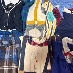 冬物　長袖　ロンパース　80㎝90㎝の画像