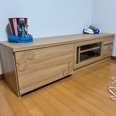 美品 ディズニー テレビ台 150cm ベルメゾン限定の画像