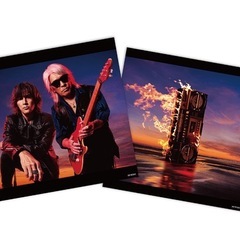 新品【B'z 先着特典】FYOPメガジャケ/Highway X ステッカーセットの画像