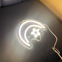 LEDネオンサイン（月と星）の画像