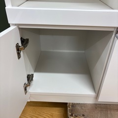 ジモティー特別価格🉐 N1251★レンジボード★カップボード★食器棚★幅880mmの画像