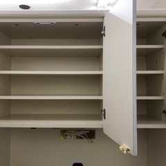 【ドリーム川西店御来店限定】☆ジモティー見たよ♪割引☆ 松田家具 3枚扉食器棚  クリーニング済み 【2125560000042575】の画像