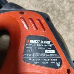 電動式ノコギリ　BLACK&DECKER. KS900G-JPの画像