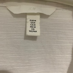 【not対面】H&M ワッシャーシアーシャツの画像
