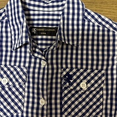 コムサ　サイズ110　チェック柄ワンピースの画像