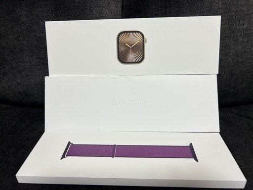 新品　Apple watch 10 （GPS+セルラー）46mm ゴールドチタン