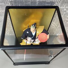 黒田武士 博多人形 高さ 約40cm ケース付きの画像