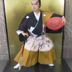 黒田武士 博多人形 高さ 約40cm ケース付きの画像