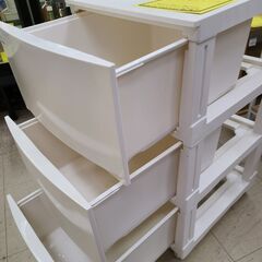 J4012　【リユースのサカイ柏店】　3段プラチェスト　クリーニング済みの画像