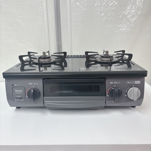 I300 ? Rinnai 都市ガステーブル 水無し片面焼きグリル ⭐ クリーニング済
