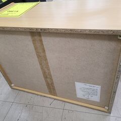 J4018　【リユースのサカイ柏店】　不二貿易　ガラス扉付収納棚　CP6044　クリーニング済みの画像