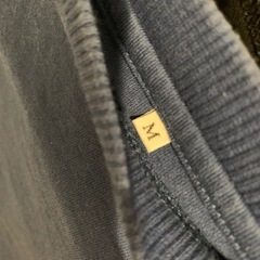 【not対面】しまむら　ブルーノースリーブTシャツ Mの画像