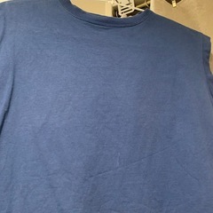 【not対面】しまむら　ブルーノースリーブTシャツ Mの画像
