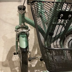 希少車◾️ブリヂストン ミンナ 前2輪後1輪 大人用3輪車 自転車　グリーンの画像