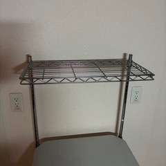 電子レンジ台　メタルラックの画像