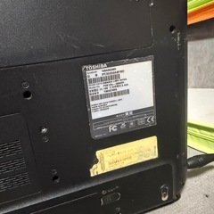 ノートPC 東芝　ジャンクの画像
