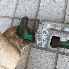 アルミ　パイプレンチ　450mm SUPERの画像