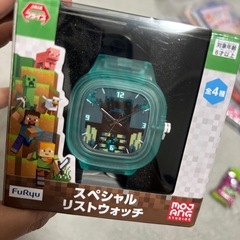 新品未開封Minecraft腕時計ウォーデンの画像