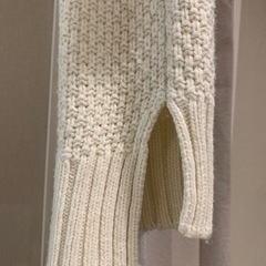 【not対面】GU アイボリーニット　XLの画像