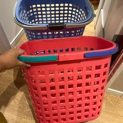 洗濯かご×2の画像