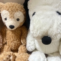 スヌーピー ダッフィー ぬいぐるみの画像