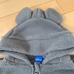 ミッキー　もこもこパーカー　アウター 110㎝ の画像