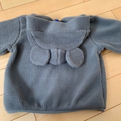 ミッキー　もこもこパーカー　アウター 110㎝ の画像