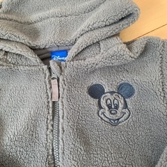 ミッキー　もこもこパーカー　アウター 110㎝ の画像
