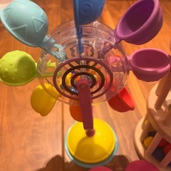 nic ドラム玉落とし、カラフル風車他　ベビー　おもちゃの画像