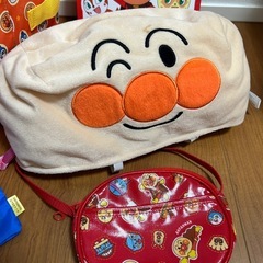 アンパンマン　セット　ショルダーバッグ　ポーチ　リズムえほんの画像