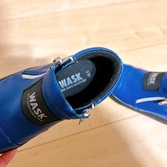 18cm ⭐️　WASK 青 ジッパー付きブーツ　　の画像