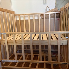 ミニベビーベッド NOSTRO オープン収納の画像