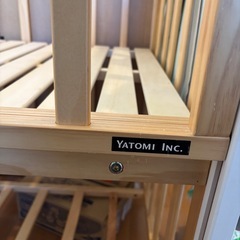 ミニベビーベッド NOSTRO オープン収納の画像