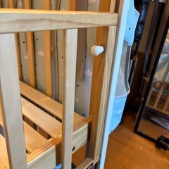 ミニベビーベッド NOSTRO オープン収納の画像