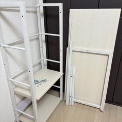 ニトリ　システムデスク、モニター台の画像