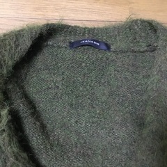 JEANASIS ジーナシス ウールカーディガン　の画像