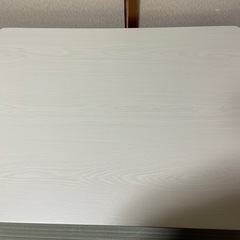 ニトリ　折りたたみテーブル　ホワイトウォッシュの画像