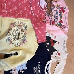 80サイズ   冬服 女の子　8着まとめ買いの画像