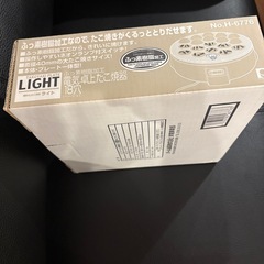 新品未開封　電気卓上たこ焼き器18穴たこ焼きプレートの画像