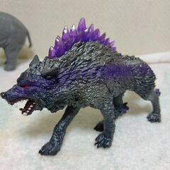 ぞう、オオカミ2、ミニマンモス、フィギュアセットの画像